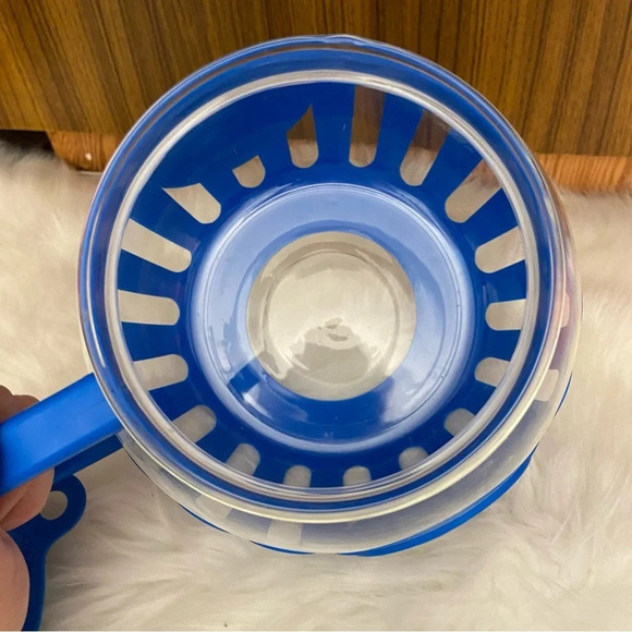 BNWOT Evolution micro-pop microwave popcorn popper in blue - Picture 11 of 11